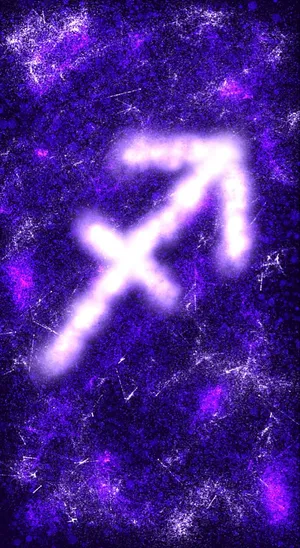 Adorable Sagittarius With A Glowing Arrow Wallpaper
