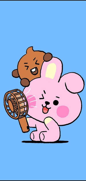 Adorable Shooky Bt21 Wallpaper