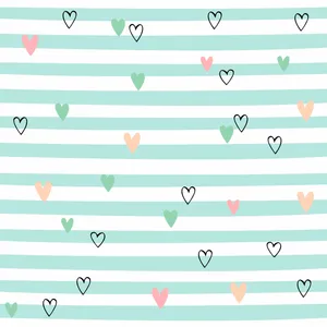 Adorable Striped Pattern In Pastel Colors Wallpaper