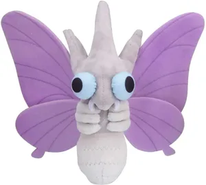 Adorable Venomoth Plush Toy Wallpaper
