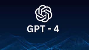 Advanced Ai Technology Gpt-4 Displayed On A Futuristic Digital Screen. Wallpaper