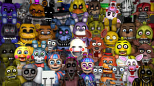 Advanced Animatronic Characters Performing On Stage Wallpaper