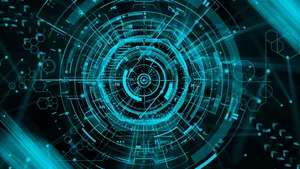 Advanced Round Monitor Wallpaper