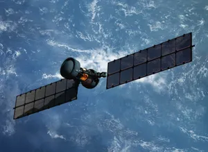 Advanced Satellite In Space Wallpaper