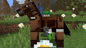 Adventure Awaits With Minecraft Horses Wallpaper
