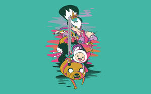 Adventure Time Finn And Friends Tee Wallpaper