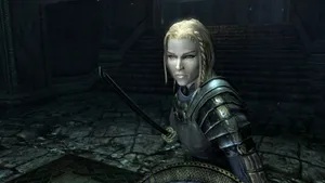 Adventuring With Lydia In Skyrim Wallpaper