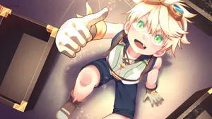 Adventurous Bennett In Action - Genshin Impact Wallpaper Wallpaper