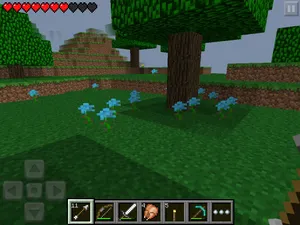 Adventurous Exploration In Minecraft Pocket Edition Wallpaper