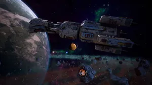 Adventurous Gameplay In The Outer Worlds Wallpaper