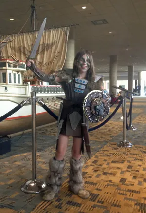 Aela The Huntress - Fierce And Skilled Wallpaper