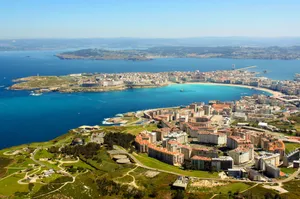 Aerial Corunna Island Wallpaper