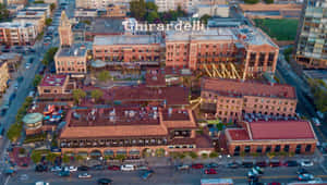 Aerial View Ghiradelli Square San Francisco Wallpaper