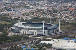 Aerial View Melbourne Cricket Ground Wallpaper