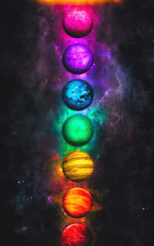 Aerial View Of A Picturesque Mountain Valley Wallpaper