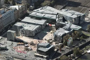 Aerial_ View_of_ Melbourne_ Federation_ Square Wallpaper