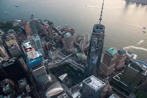 Aerial_ View_of_ One_ World_ Trade_ Center_and_ Surroundings Wallpaper