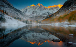 Aerial View Of The Colorado Rocky Mountains Wallpaper