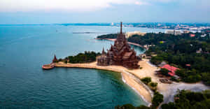 Aerial View Of The Sanctuary Of Truth Wallpaper