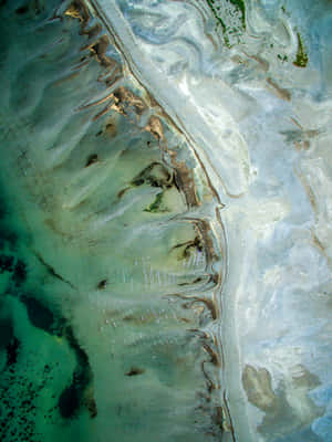 Aerial_ View_of_ Tidal_ Patterns.jpg Wallpaper