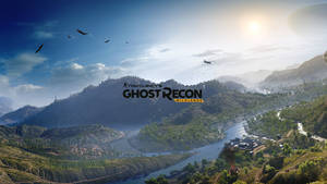 Aerial View Of Tom Clancy's Ghost Recon Wildlands Video Game Action Wallpaper