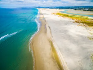 Aerial View Whangarei Coastline New Zealand Wallpaper