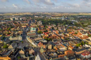 Aerial Viewof Lund Sweden Wallpaper