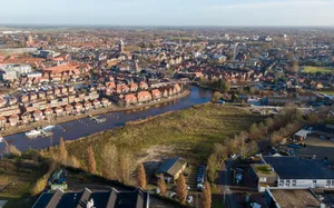 Aerial Viewof Meppel Netherlands Wallpaper
