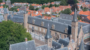 Aerial Viewof Middelburg Historical Building Wallpaper