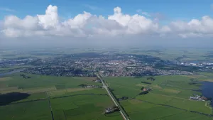 Aerial Viewof Sneek Netherlands Wallpaper