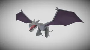 Aerodactyl 3d Model Wallpaper