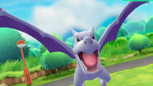 Aerodactyl Approaching Wallpaper