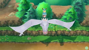 Aerodactyl In Pokemon: Let’s Go Wallpaper