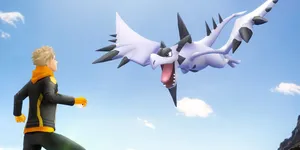 Aerodactyl Swooping Down Wallpaper