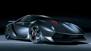 Aerodynamic Speed Meets Cutting-edge Design: Lamborghini Sesto Elemento Wallpaper