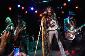 Aerosmith Rock Band Live Music Concert Stage Wallpaper