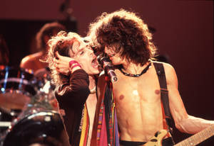 Aerosmith Rock Band Steven Tyler Joe Perry Wallpaper