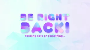 Aesthetic Be Right Back Wallpaper
