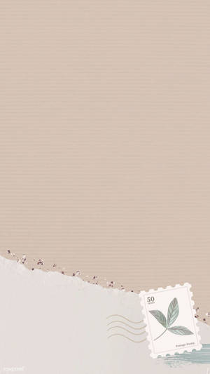 Aesthetic Beige Vector Paper Wallpaper