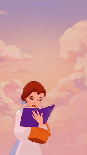 Aesthetic Belle Reading Wallpaper