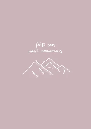 Aesthetic Bible Verse Faith Wallpaper