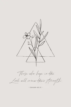 Aesthetic Bible Verse Isaiah 40:31 Wallpaper