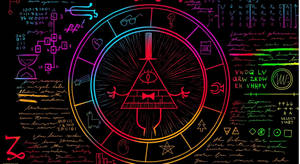 Aesthetic Bill Cipher Laptop Wallpaper