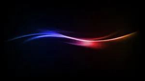 Aesthetic Black Color Background With Waves Wallpaper