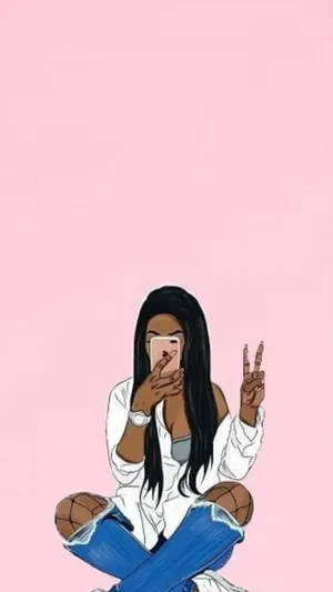 Aesthetic Black Girl Magic Wallpaper