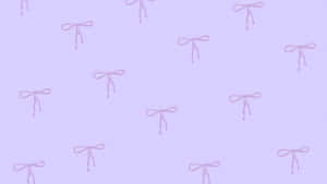 Aesthetic Bow Pattern Wallpaper