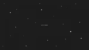 Aesthetic Boy Let It Snow Wallpaper