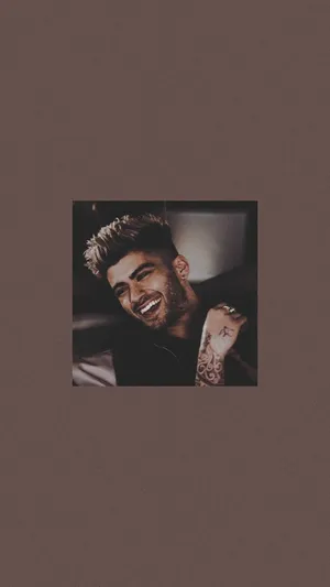 Aesthetic Brown Background Zayn Iphone Wallpaper