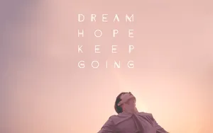 Aesthetic Desktop With The South Korean Pop Band, Bts In Pink Wallpaper