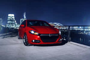 Aesthetic Dodge Dart Showcasing Power And Elegance Wallpaper